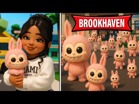 J'AI ADOPTÉ UN LABUBU sur BROOKHAVEN RP ! ROBLOX FR