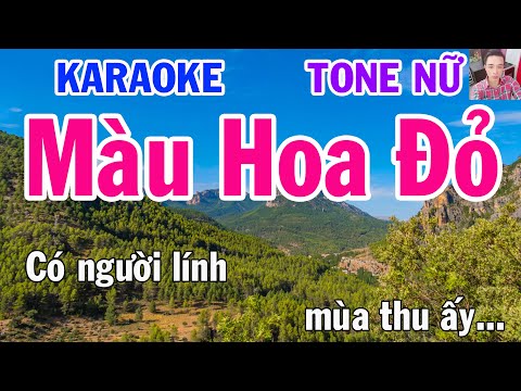 Karaoke Màu Hoa Đỏ Tone Nữ Nhạc Sống gia huy karaoke