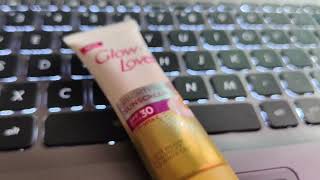 Pharmacology Glow and Lovely Brightening Sunscreen SPF 30 PA+++ skin dermatology real