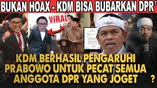 KANG DEDI MULYADI BERHASIL BUAT PRABOWO PECAT ANGGOTA DPR YANG JOGET DENGAN TIDAK HORMAT?