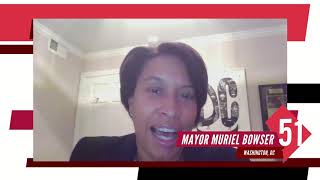 Mayor Muriel Bowser at "Forward to 51: A DC Vote Celebration" in 2020