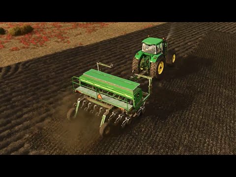 Building a Mega Farm Out of a Forest #44 PineWood Forest | Hard Mode Farming Simulator 25 Time Lapse