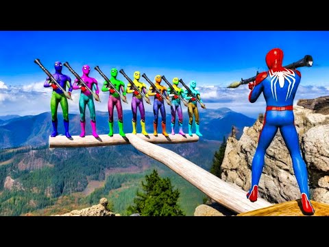 GTA 5 Epic Water Ragdolls | Spider-Man Jumps / Fails ep.6