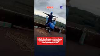 Une femme de 21 ans est décédée après un saut à l'élastique dans l'Etat de Sao Paulo au Brésil.