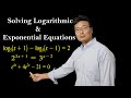 Solving Exponential and Logarithmic Equations