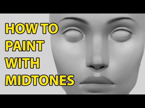 How to paint with MIDTONES #art #illustration