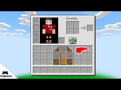 MİNECRAFT UÇAN TEK ENVANTERDEN KAÇIŞ #6