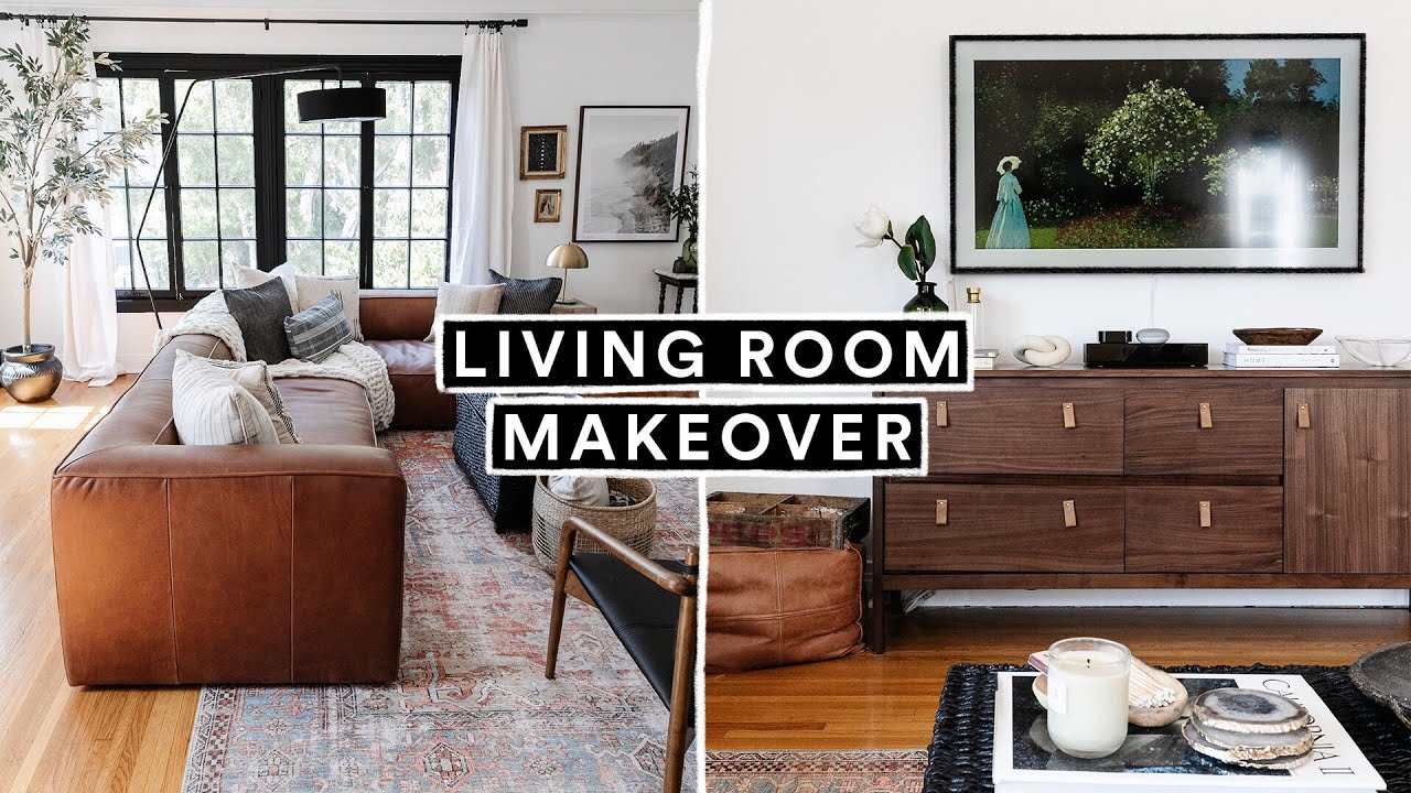 Extreme living room makeover + diy decor hacks (from start to finish) Lone Fox