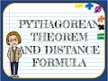 Exploring the Pythagorean Theorem and Distance Formula