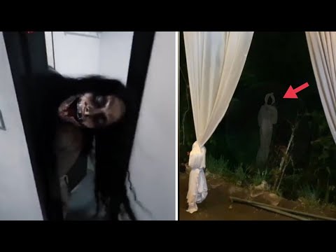 MUSTAHIL KALIAN GAK MERINDING ! 10 PENAMPAKAN HANTU TERJELAS DAN TERSERAM