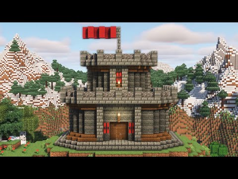 Minecraft: How To Build A Small Castle (Easy Tutorial)