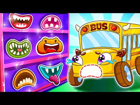 Funny School Bus Lost Teeth 😱 My Teeth Got Lost 🦷| Lamba Lamby Kids Songs - Nursery Rhymes