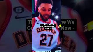 The Job Is Done We Can Go Home Now says Nikola Jovic NBA CHAMPION 2023 #nba2k23