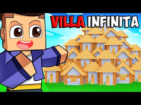 Minecraft PERO el Mundo es una ALDEA INFINITA!