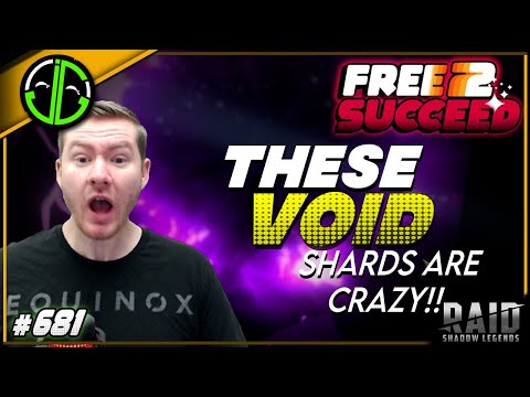 MY VOID SHARDS WERE CRAZY TODAY!!! GAME CHANGING PULLS!! | Free 2 Succeed - EPISODE 681