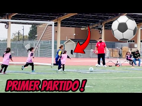 EL PRIMER PARTIDO DE FUTBOL DE NUESTRA HIJA DE 3 AÑOS ⚽️😃