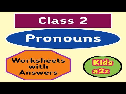 Pronoun Worksheets For Grade 2 Jobs Ecityworks