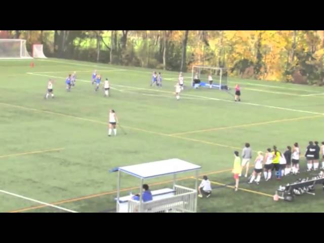 Justine Ruhlin Goal 1 vs. Moravian - 11/2/13