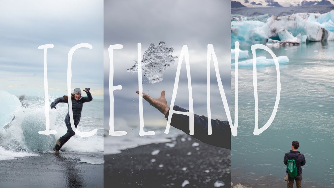 BEST DAY IN ICELAND - Black Diamond Beach & Skogafoss Waterfall