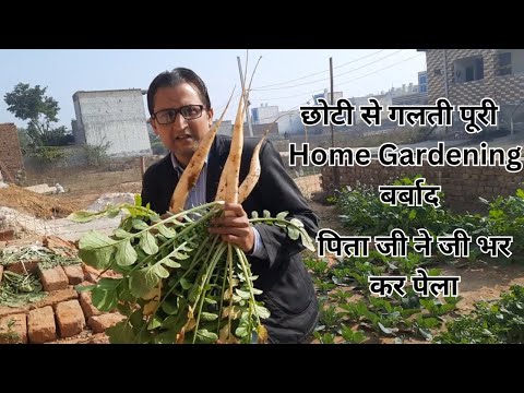 गलती से पूरी home gardening हो गई बर्बाद तो पिता जी ने अच्छे से पेल दिया @brajwasivlog