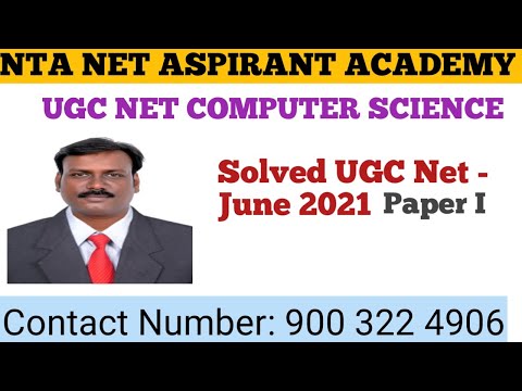 NTA Net Aspirant Academy YouTube video thumbnail