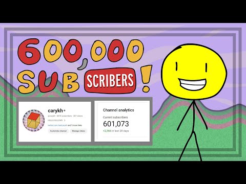 Thanks for 600K subs!