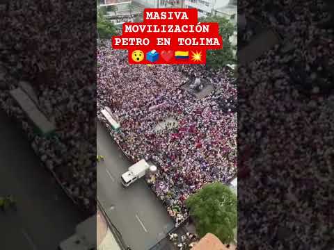 📸🔥🗳️ ¡LAS IMÁGENES QUE OCULTAN LOS MEDIOS! 😱✊ La Plaza Murillo Toro REPLETA apoyando a Petro 🇨🇴❤️