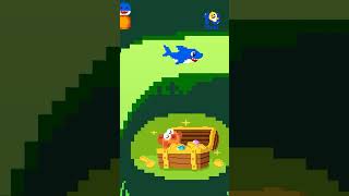 🤖 Baby Shark in 8-Bit Game #sharkmonth #august #babyshark10years