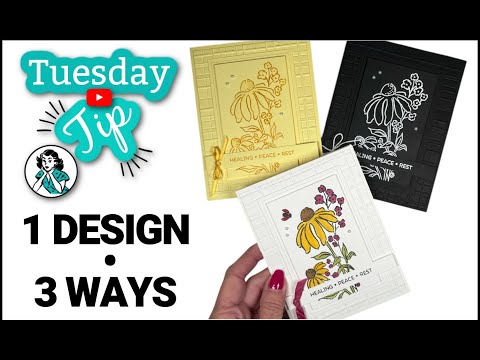 Quick, Elegant Cards: One Design 3 Techniques