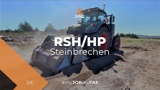 Video - FAE RSH/HP - Das Spitzenmodell unter den FAE Steinbrechern mit einem Fendt Traktor