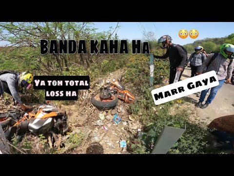 KTM RC390 CRASHED 💔🥲||SUNDAY RIDE GONE WRONG 💔🥺||BIKE TOTAL LOSS