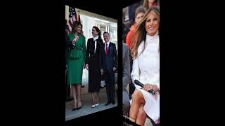 Melania Trump: The Journey from Fashion Icon to First Lady: Melania trump's outfit 
