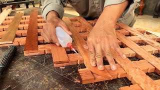 Industrial Furniture Production But With A Strong Handcrafted Feel Through EveryThin Slice Of Wood