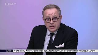 ČT24 – loučení Václava Moravce (2026)