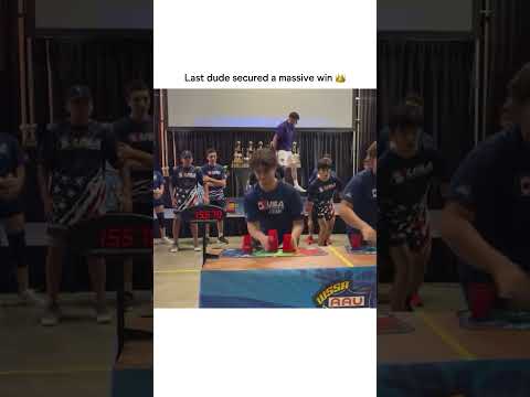 Throwback to team New Yorkโs JRO win๐ฝ#sportstacking #speedstacking #cupstacking #speedstacks #fast