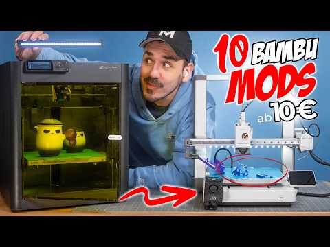 BQ Panda für Bambulab 3D Drucker | 10 nützliche Mods ab 10€! (A1, X1 & P1)