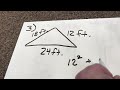 Triangle Properties and Pythagorean Theorem