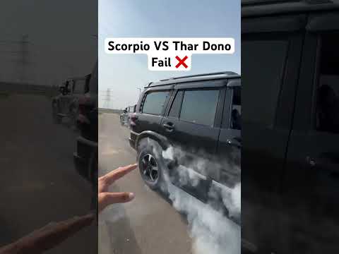 Mahindra Scorpio Vs Mahindra Thar #shortsyoutube #viralshorts #mahindrascorpio