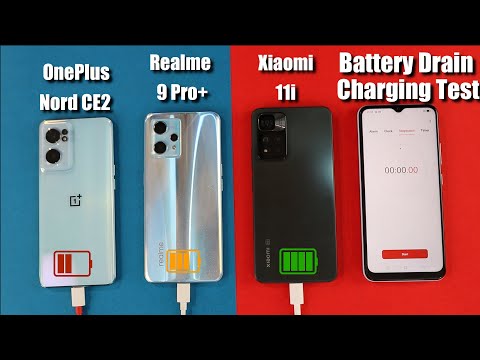 OnePlus Nord CE 2 Vs Realme 9 Pro+ Vs Xiaomi 11i Battery Drain & Charging Test Comparison