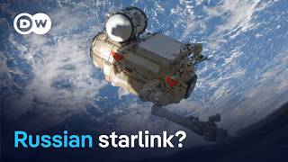 YouTube video thumbnail:  Russia Is Racing to Bring Its Own Satellite Internet to the Battlefield – and Beyond