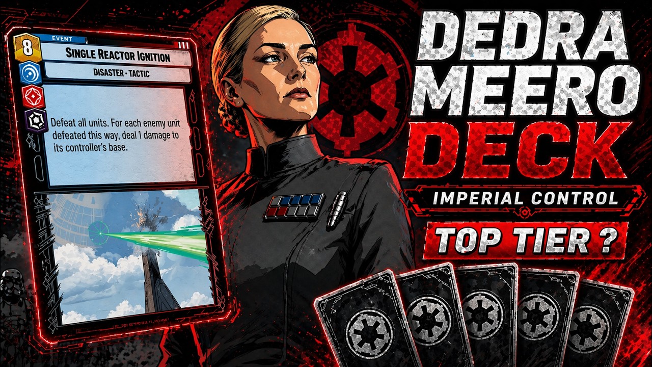 DECK HARD CONTROL - DEDRA MEERO // COLOSSUS - STAR WARS UNLIMITED DECK PROFILE