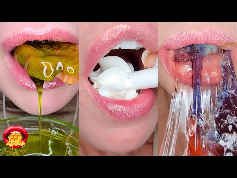 ASMR Satisfying Eating Sounds TANGHULU FRUIT GUMMIES 먹방