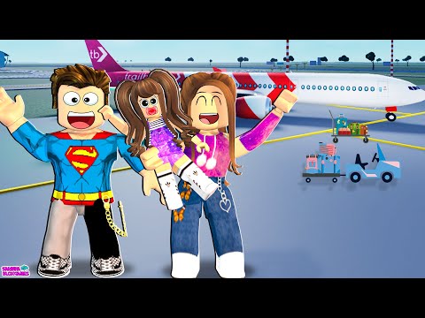 A PRIMEIRA VIAGEM DE AVIÃO DA SARINHA BEBÊ - Metro Life 🏙️ City RP - Roblox