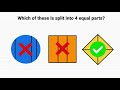 Identifying Equal Parts in Shapes