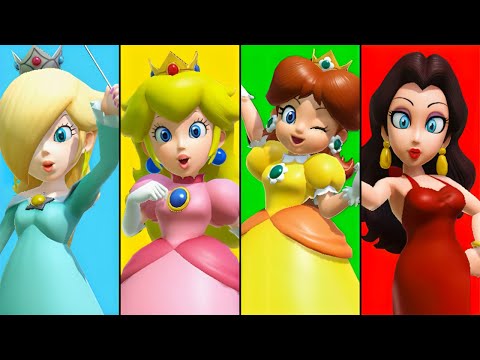 Super Mario Party Jamboree Minigames - Rosalina Vs Peach Vs Daisy Vs Pauline (Master Difficulty)