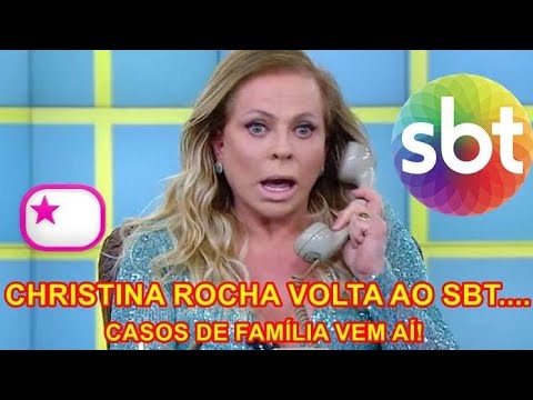 Christina Rocha de volta ao SBT para comandar o Casos de Família