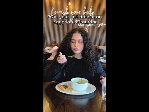 POV: Your first time at an Egyptian restaurant