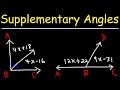 Exploring Complementary and Supplementary Angles
