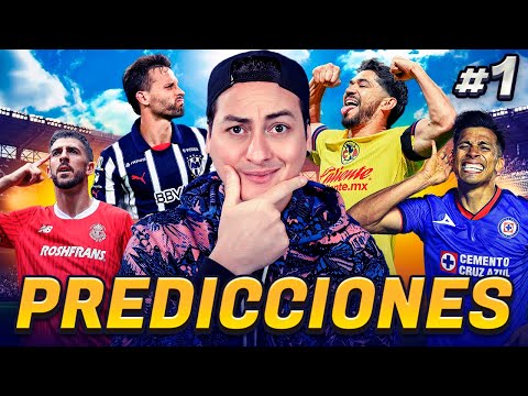 🚨 ¡MIS PREDICCIONES JORNADA 1 LIGAMX! 🚨