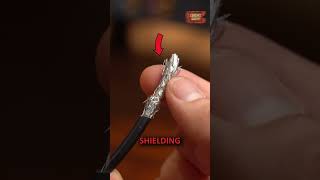 Metal Foil on USB-C Cable? #usbc #phone #charge #data #electronics #engineering #emc